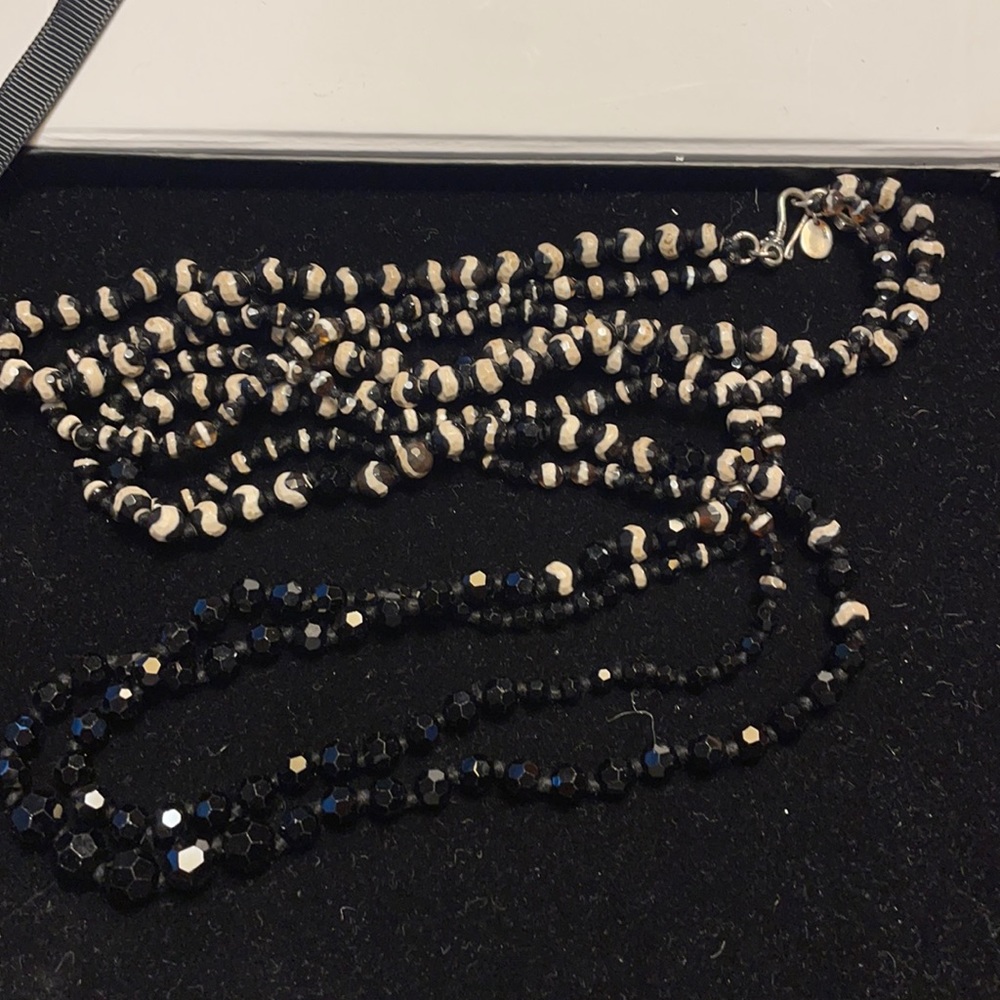 Chan Lu 35” glass bead necklace